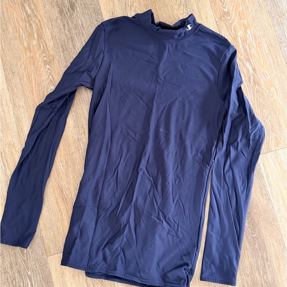 Champion Navy Long Sleeve Tee